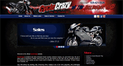 Desktop Screenshot of cyclecrazy.com